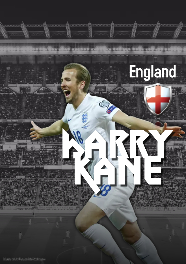 Harry Kane Poster - fifa 2022 world cup