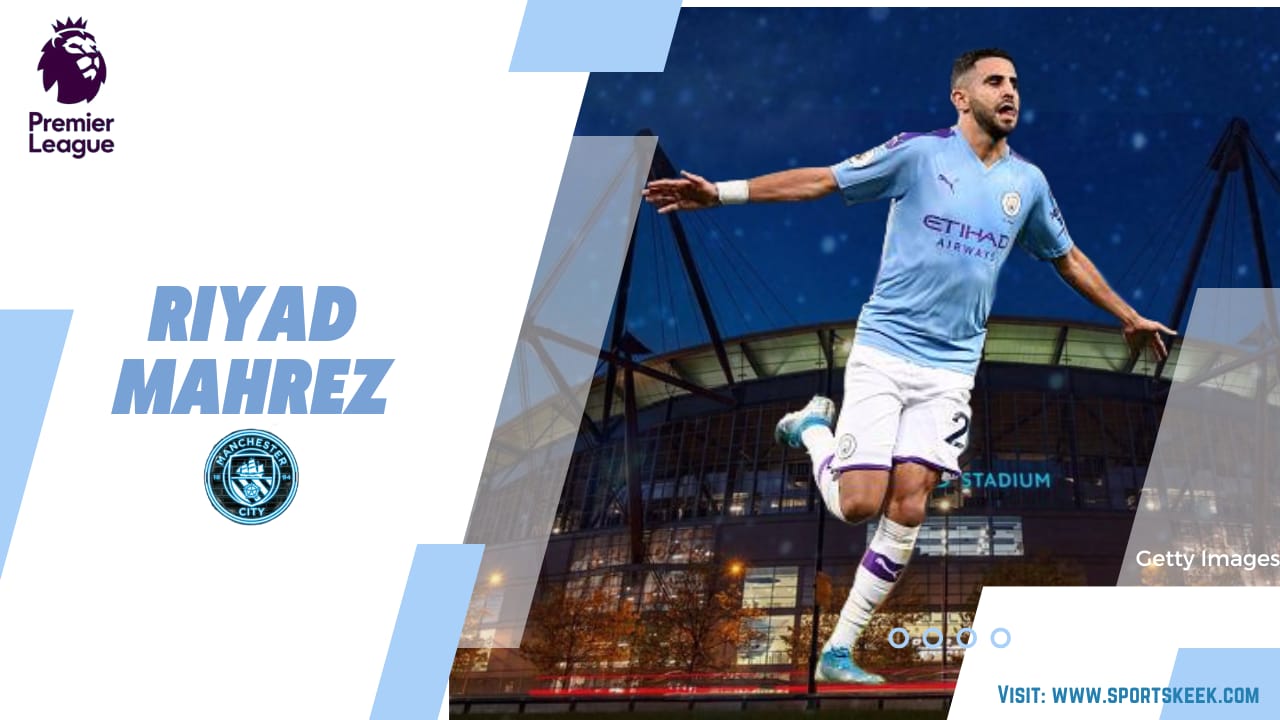 Riyad Mahrez Manchester City Premier League leaders Arsenal